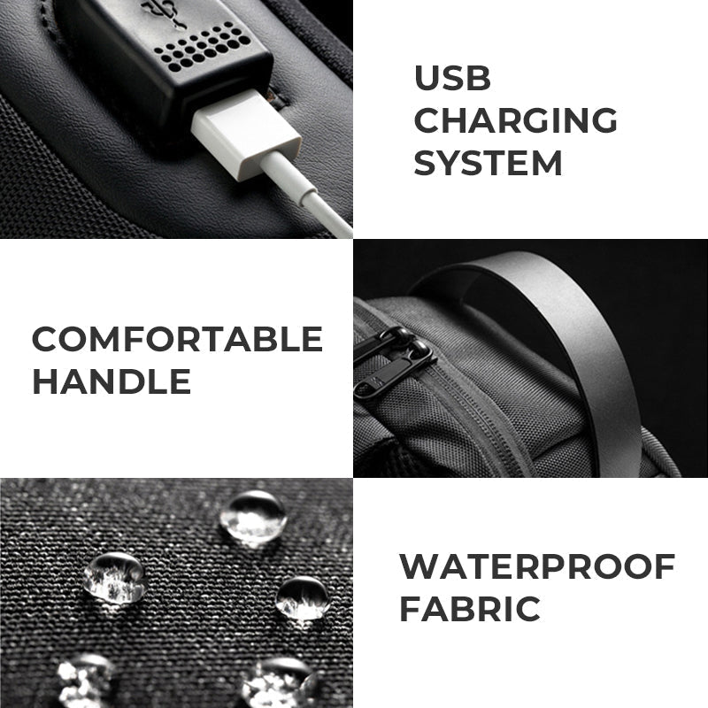 BowLift | Men's Anti-Theft Messenger Bag