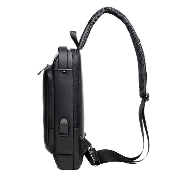 BowLift | Men’s Bag with USB Charger – Anti-Theft Crossbody Chest Bag