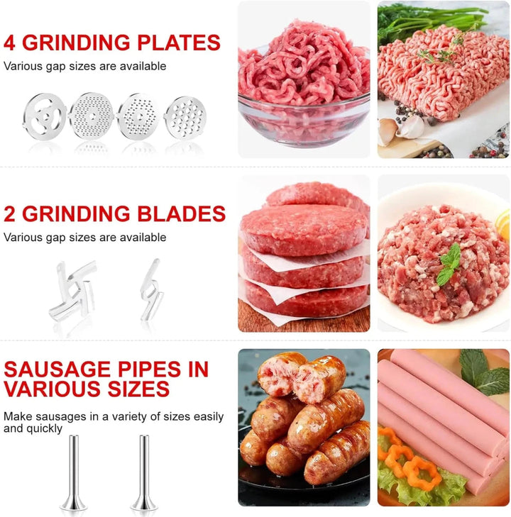 GRINDLIVA Meat Grinder Attachment for KitchenAid | Bowlift