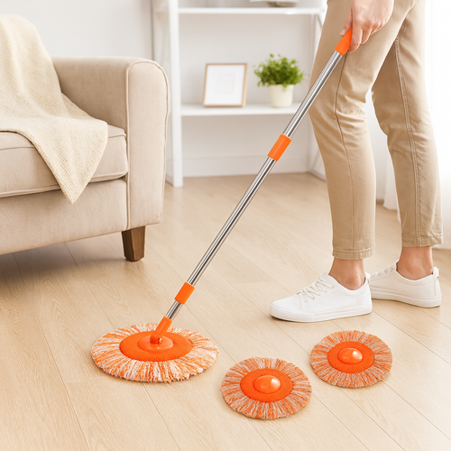 BowLift | Microfibre Spin Mop Set Adjustable Cleaning Tool