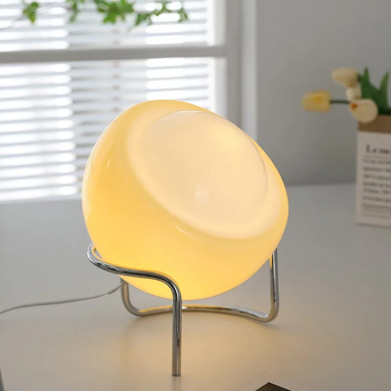 Medieval Glass Lamp – Creative Table Lamp in Nordic Design for Living Spaces | Bowlift