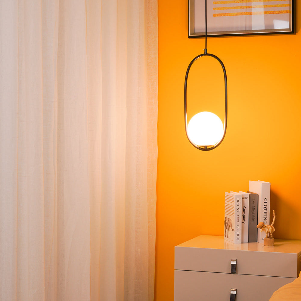 MiraGlow Modern Pendant Light – Elegant Loft Lighting for a Cozy Atmosphere Bowlift