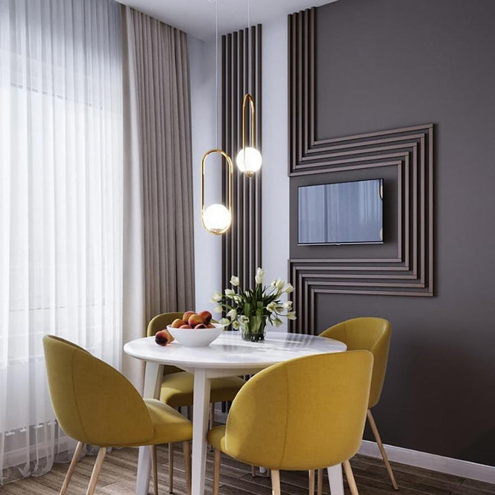 MiraGlow Modern Pendant Light – Elegant Loft Lighting for a Cozy Atmosphere Bowlift
