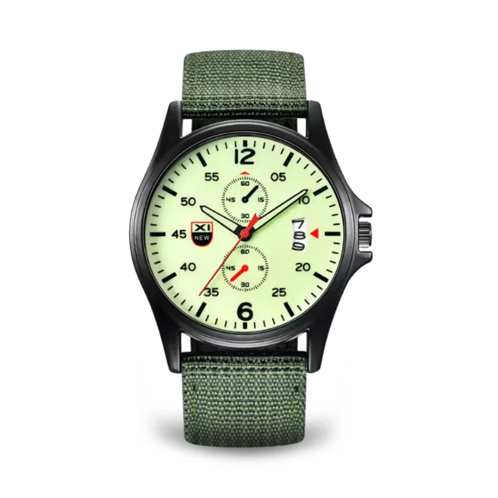 BowLift | Military Quartz Watch – Lightweight Tactical Nylon Strap Watch for Men