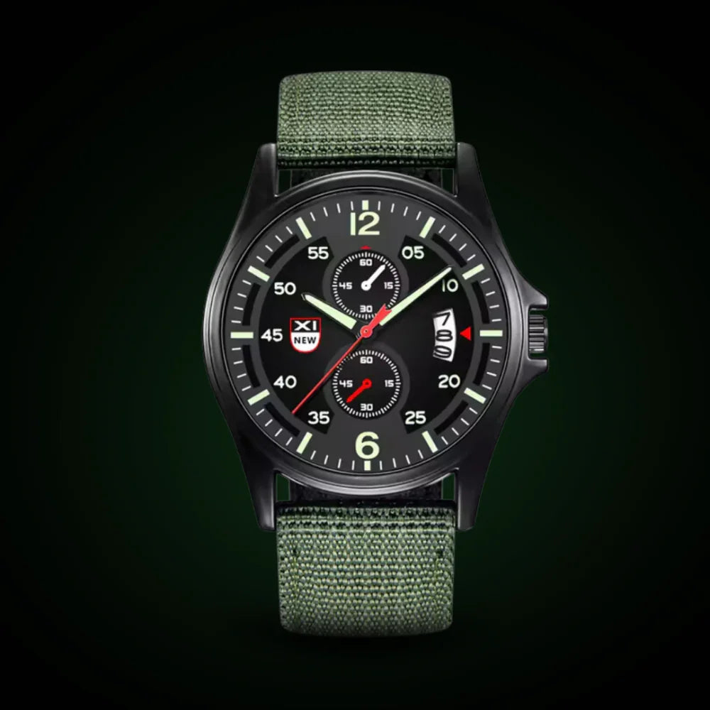 BowLift | Military Quartz Watch – Lightweight Tactical Nylon Strap Watch for Men