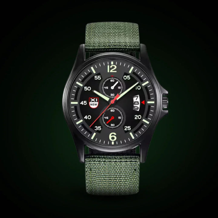 BowLift | Military Quartz Watch – Lightweight Tactical Nylon Strap Watch for Men
