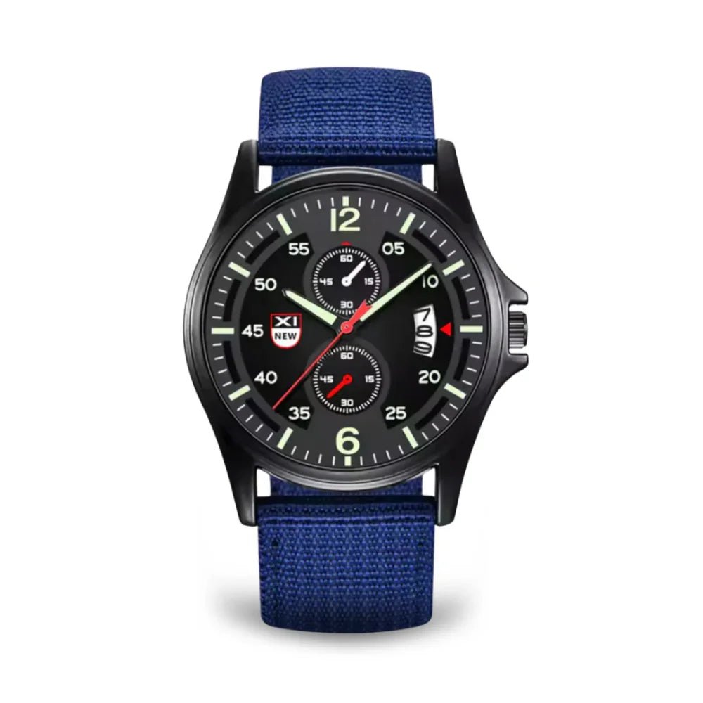 BowLift | Military Quartz Watch – Lightweight Tactical Nylon Strap Watch for Men