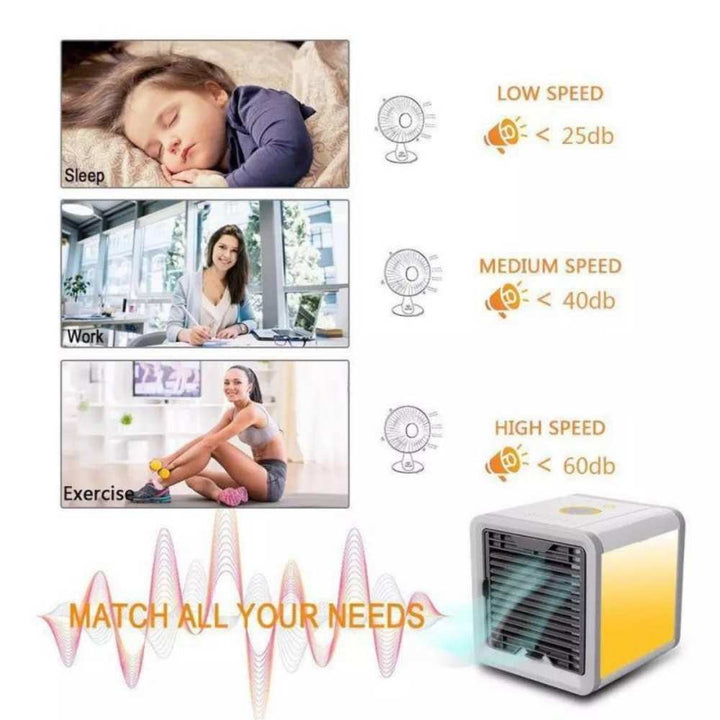 BowLift | Frost Air Small Portable Air Conditioner Miniature Air Cooler AC 550ml Water Tank