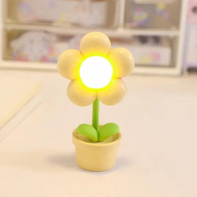 BowLift | BloomAura – Elegant Petite Flower Table Lamp for Soft Lighting