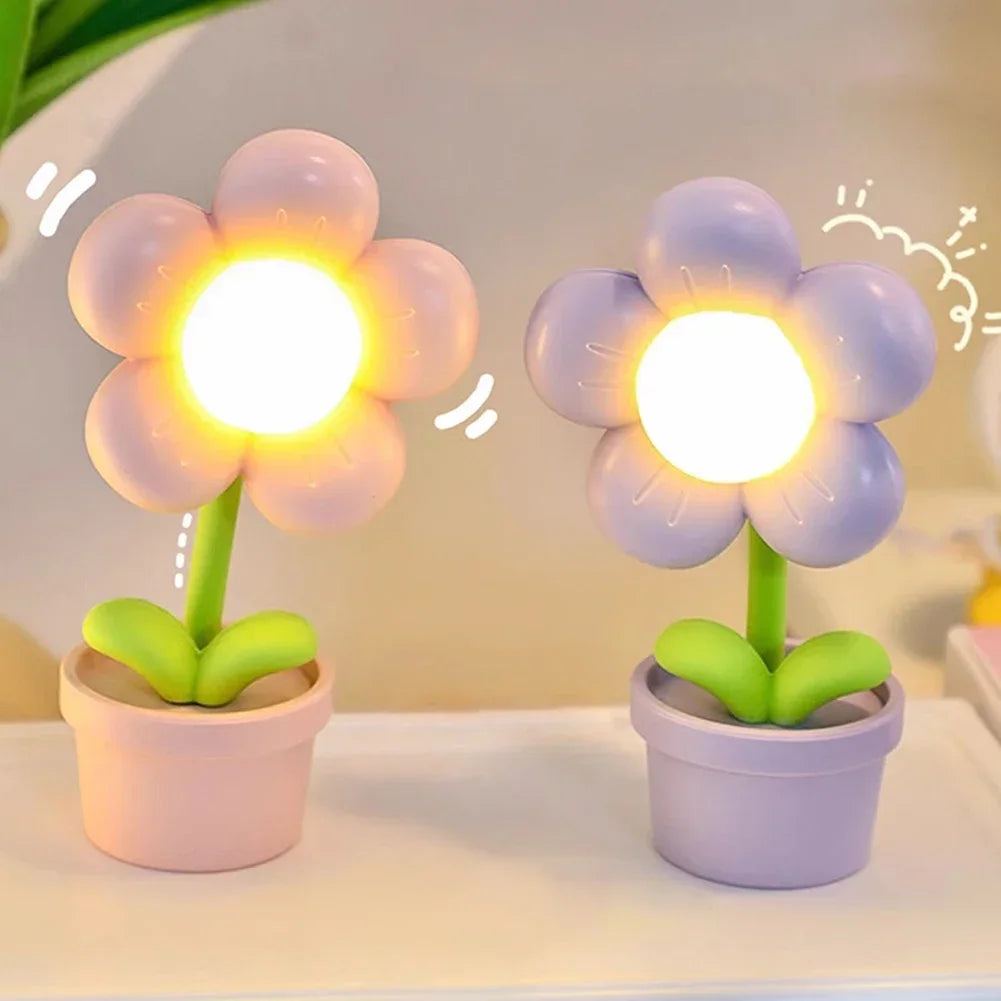 BloomLite – Atmospheric Flower-Shaped Table Lamp with Soft LED Light Bowlift