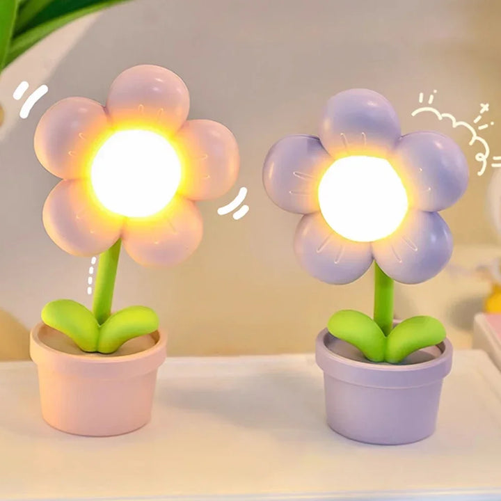 BloomLite – Atmospheric Flower-Shaped Table Lamp with Soft LED Light Bowlift