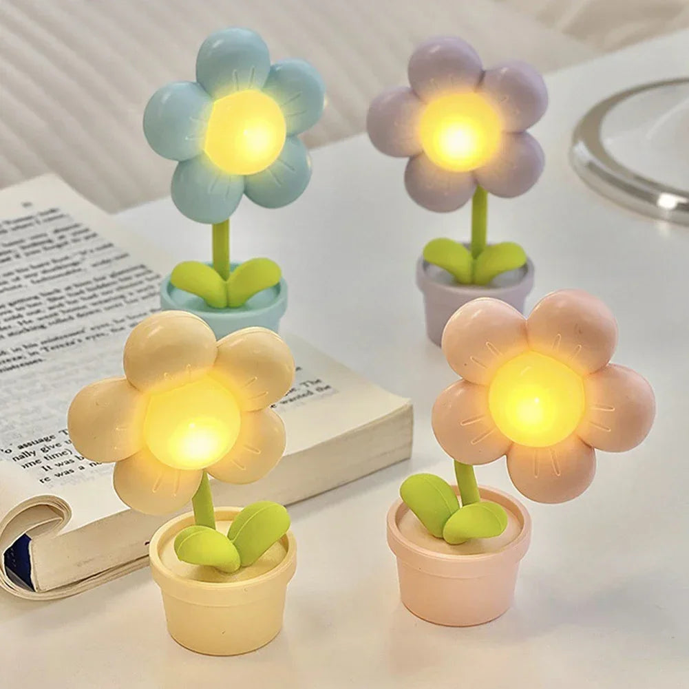 BloomLite – Atmospheric Flower-Shaped Table Lamp with Soft LED Light Bowlift