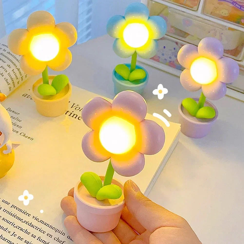 BloomLite – Atmospheric Flower-Shaped Table Lamp with Soft LED Light Bowlift