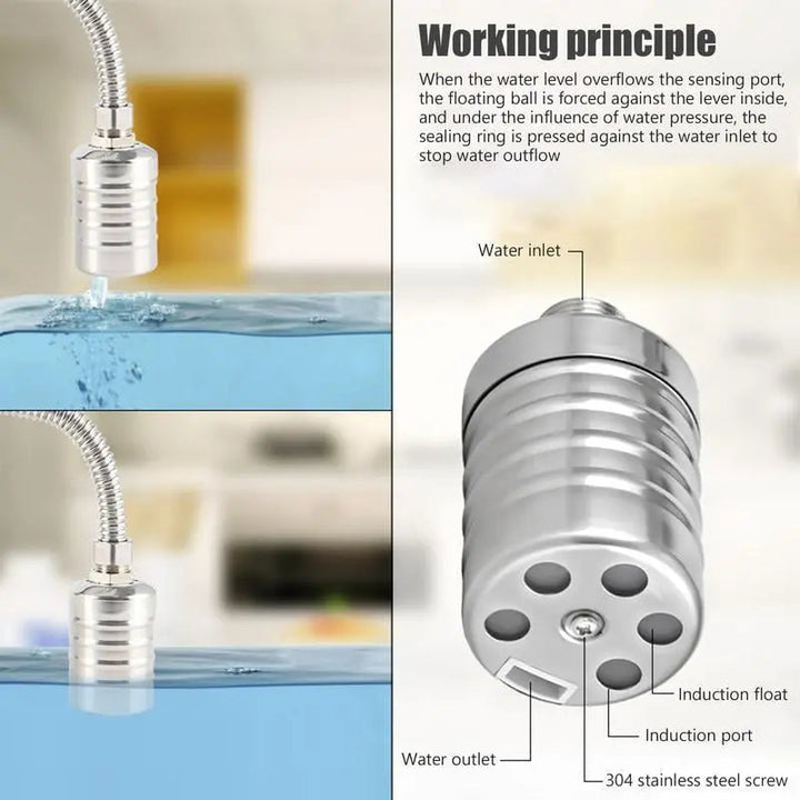 BowLift | Mini-float-valve made of stainless steel – Automatic water level control