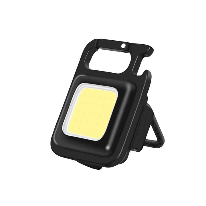 Keychain COB-LED flashlight - rechargeable - 3 light modes | Bowlift