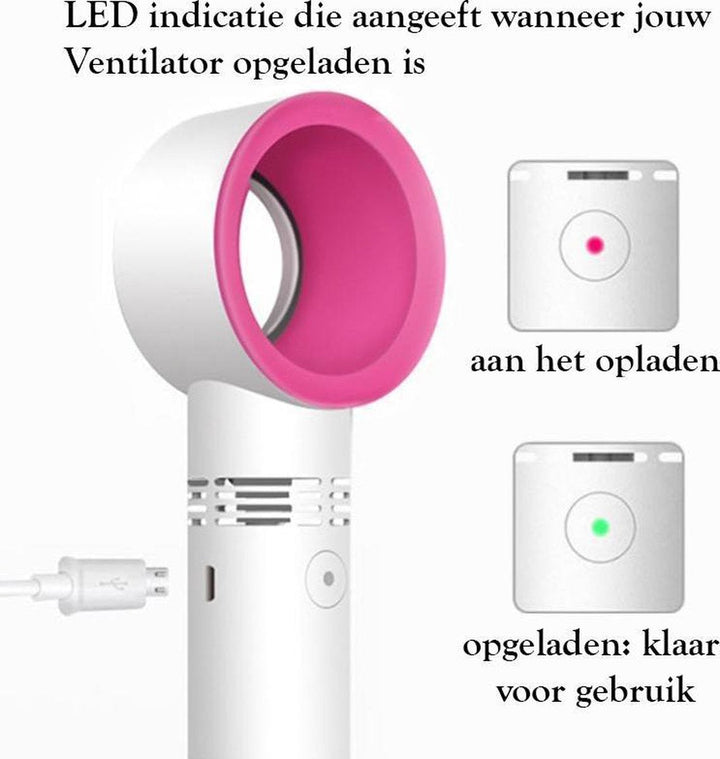 Portable mini fan - rechargeable - handheld fan | Bowlift