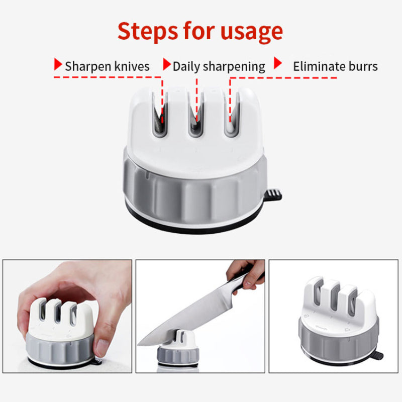 Mini Three-slot Suction Cup Sharpener | Bowlift