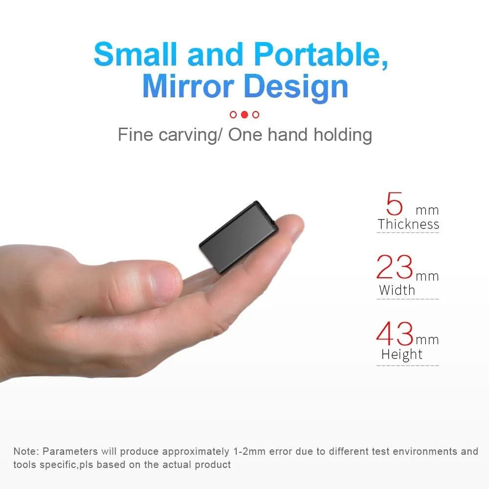 BowLift | Ultra-light Dictation Device with Voice Activation & 32 GB Storage