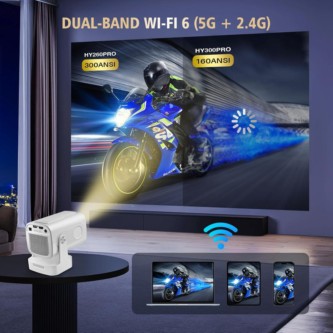 BowLift | Mini HD Home Cinema Projector Portable