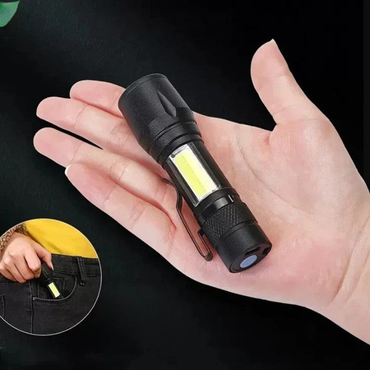 Mini Tactical Camping Rechargeable Flashlight | Bowlift
