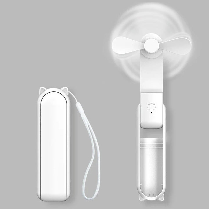BowLift | Rechargeable USB Fan with Powerbank Function and Foldable Handle
