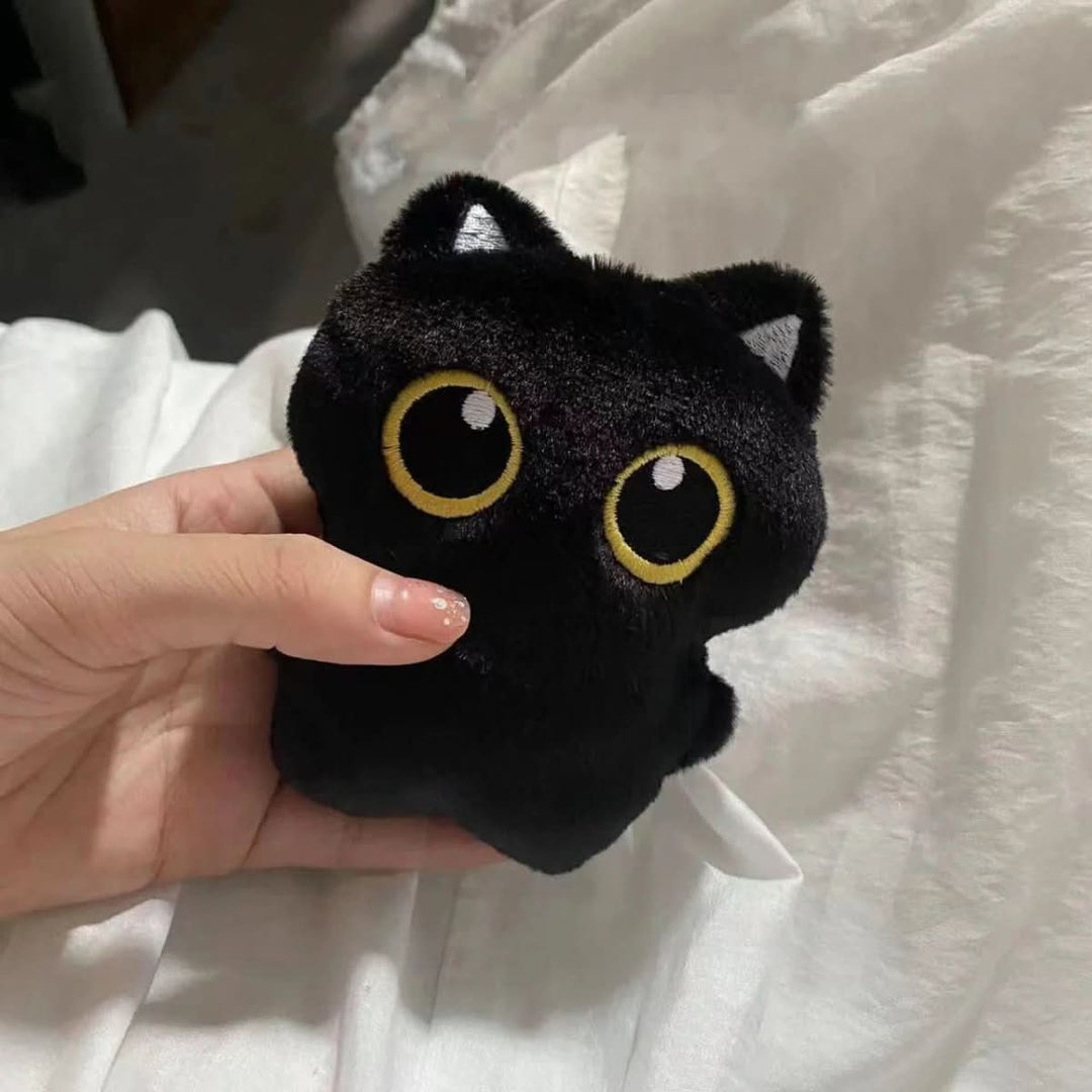 BowLift | Black Plush Kitten 10 cm for Children