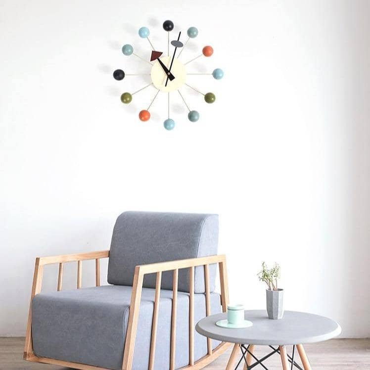 Modern Wall Clock 3D Design Quiet and Minimalist 32 cm | Bowlift