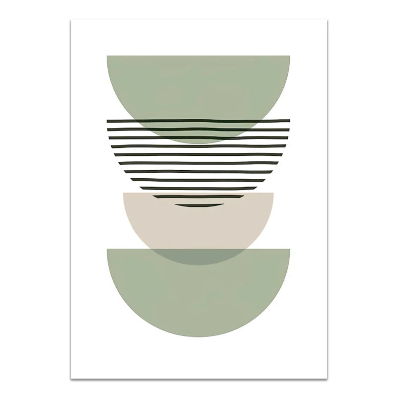 Minimalist Bohemian Botanical Wall Art Fine Art Canvas Prints Neutral Color Gallery Wall Pictures For Living Room | Bowlift