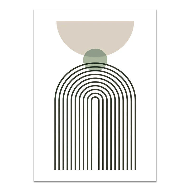 Minimalist Bohemian Botanical Wall Art Fine Art Canvas Prints Neutral Color Gallery Wall Pictures For Living Room | Bowlift