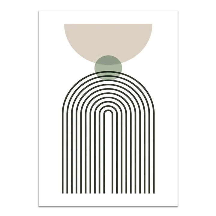 Minimalist Bohemian Botanical Wall Art Fine Art Canvas Prints Neutral Color Gallery Wall Pictures For Living Room | Bowlift