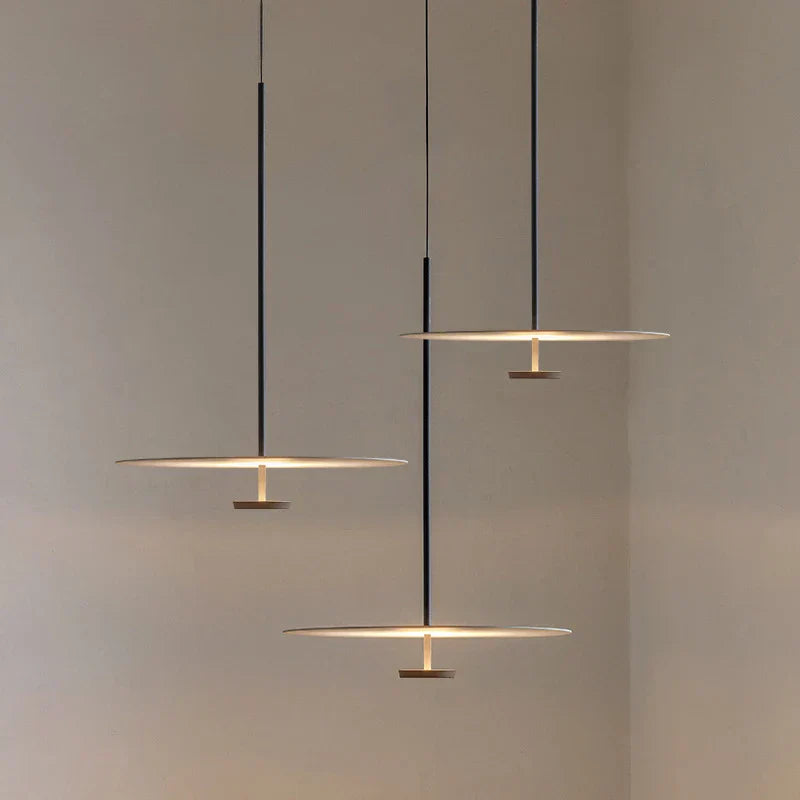 Minimalistic Ring Pendant Light, Modern LED Hanging Lamp for Dining Room & Office | Bowlift