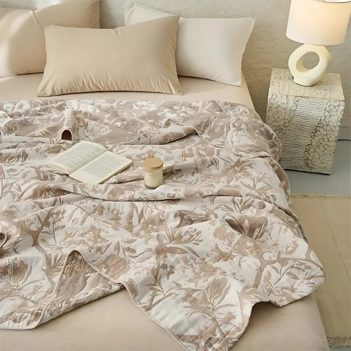 BowLift | Mirel All-Season Cotton Floral Blanket