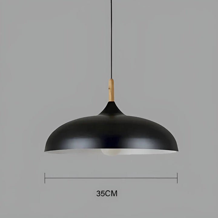 BowLift | Scandinavian Elegance: Luxury Oak Ceiling Lamp with LED Lighting