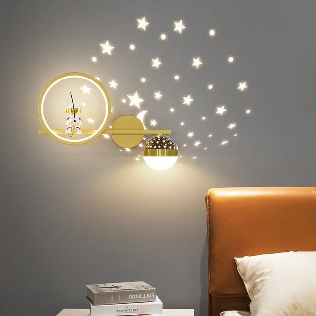 BowLift | LittleBeam | Modern Children's Wall Lamp - Gentle Light and Child-Friendly Design