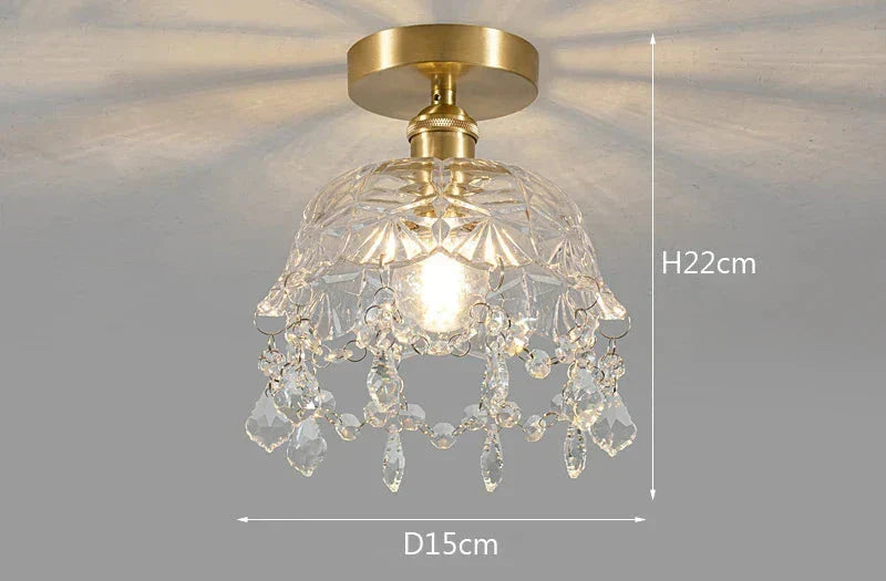 Modern Glass Pendant Lamp – Crystal Clear Design for Living Room & Dining Room | Bowlift