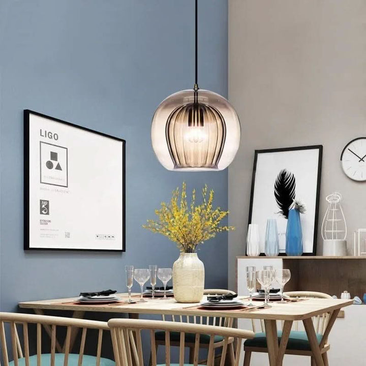 BowLift | Modern Glass Pendant Light for Dining Room