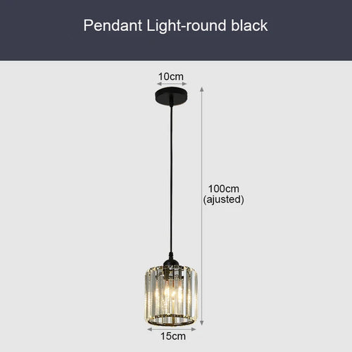 GlinsterLicht - Luxe K9 Crystal Pendant Lamp with LED Lighting for Living Room or Dining Room | Bowlift