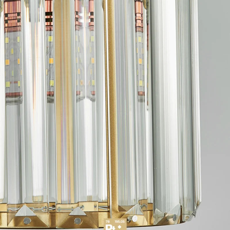 Elegant crystal pendant lamp – luxury lighting for dining room and living room | Bowlift