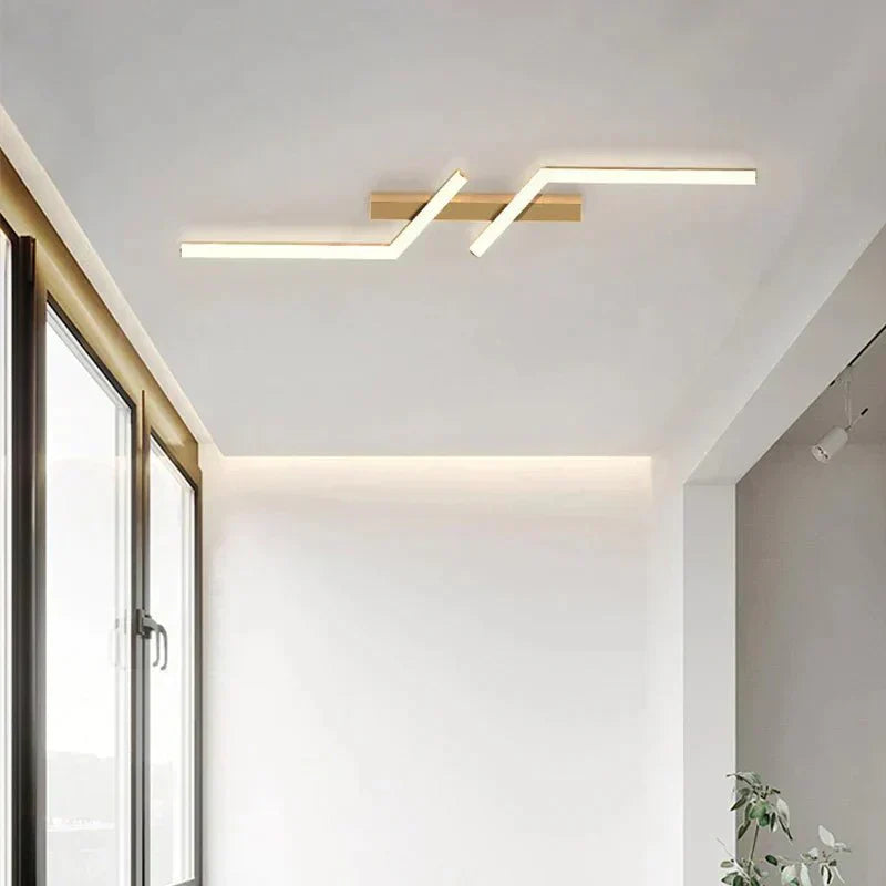 BowLift | Modern Flush-Mounted LED Line Ceiling Light – Minimalist & Energy Efficient