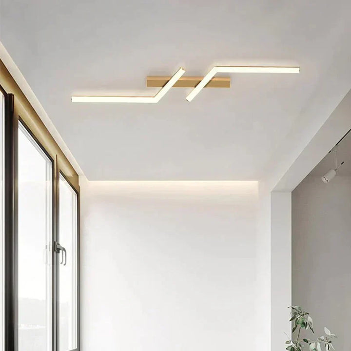 BowLift | Modern Flush-Mounted LED Line Ceiling Light – Minimalist & Energy Efficient
