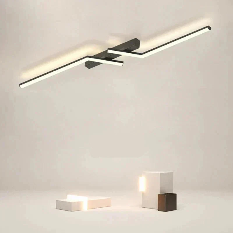 BowLift | Modern Flush-Mounted LED Line Ceiling Light – Minimalist & Energy Efficient