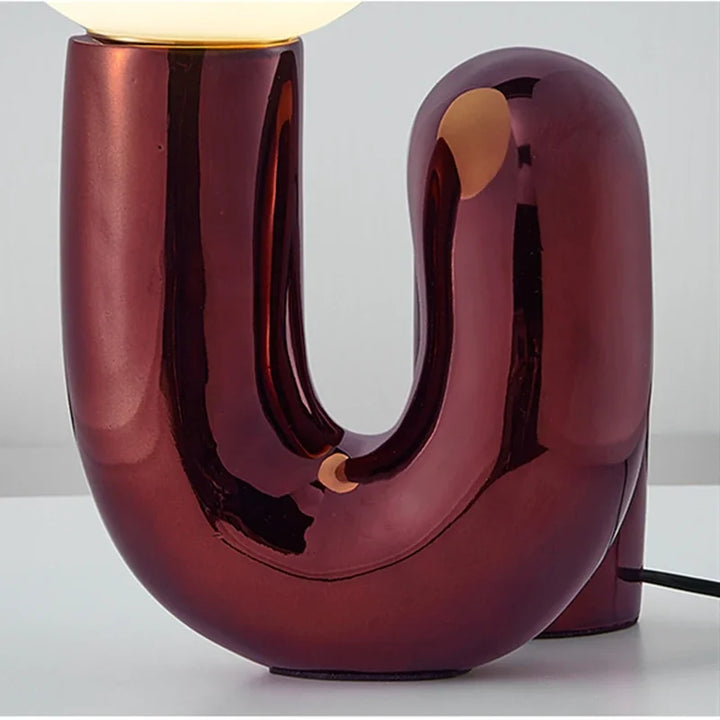 GlassSphere - Modern glass ball lamp | LED TaBowlifte Lamp for a Contemporary Atmosphere | Bowlift