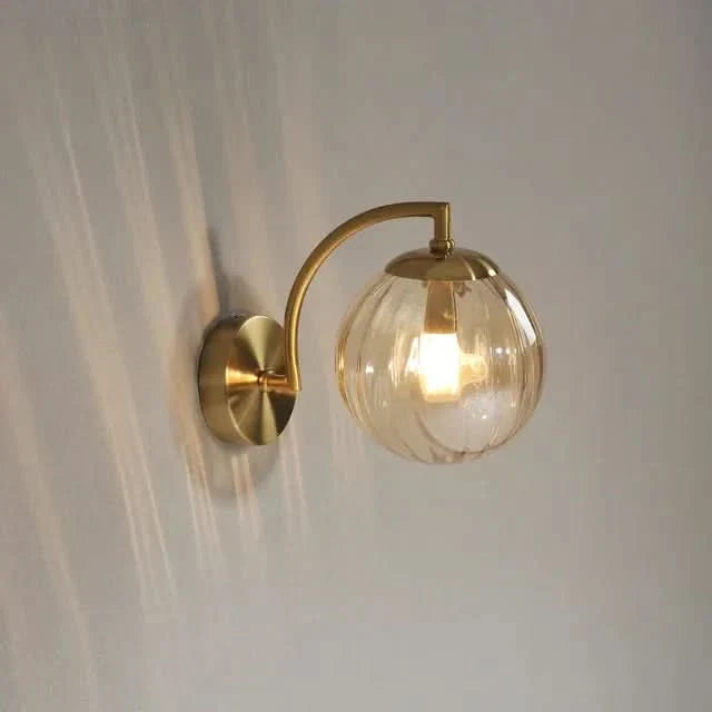 BowLift | LuxeCrystal Modern Glass Wall Lamp
