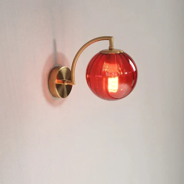 BowLift | Nordic Glass Wall Lamp - Elegant Scandinavian Wall Lamp in Glass with Warm LED Light