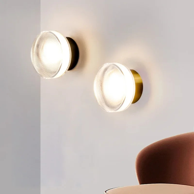 Draven Modern Round Wall Lamp | Bowlift