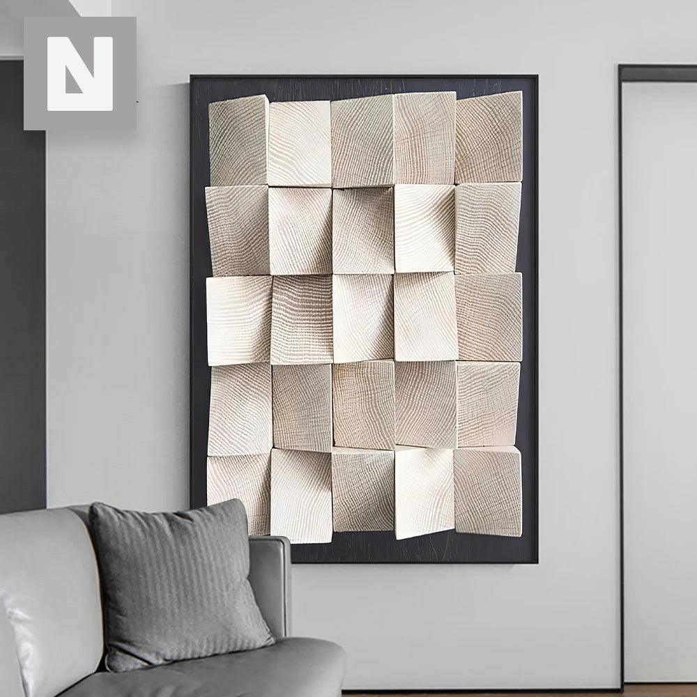 Modern Aesthetics Abstract 3D Effect Wall Art Fine Art Canvas Prints Pictures For Living Room Bedroom Contemporary Interior Decor | Bowlift