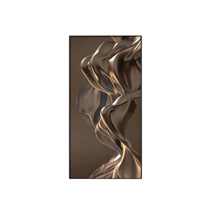 Modern Abstract Liquid Silk Flowing Ribbon Wall Art Fine Art Canvas Prints Poster Pictures For Living Room Entranceway Foyer Light Luxury Home Office Decor | Bowlift