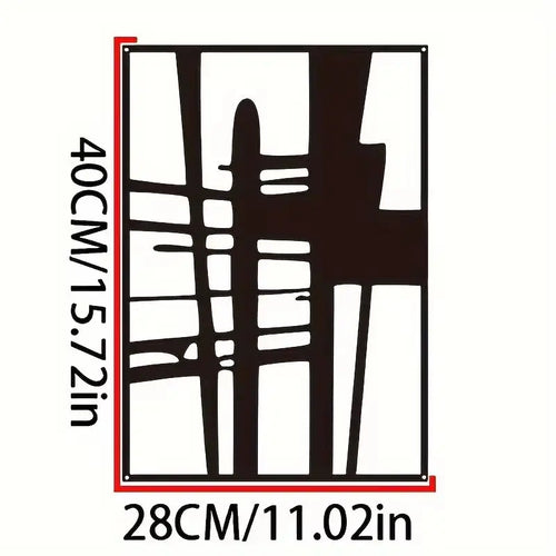 Modern Abstract Iron Art Wall Art 3D Metal Sculpture Wall Decoration For Living Room Dining Room Creative Contemporary Nordic Home Decor | Bowlift