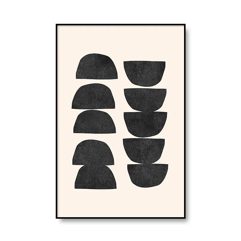 Modern Abstract Minimalist Feminine Body Art Line Art Wall Art Fine Art Canvas Prints Black White Posters Pictures For Contemporary Home Decor | Bowlift