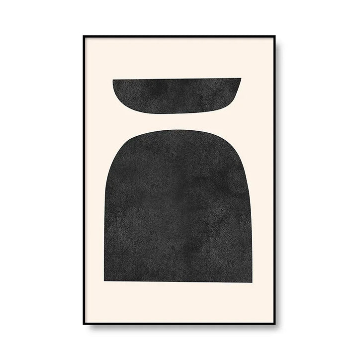 Modern Abstract Minimalist Feminine Body Art Line Art Wall Art Fine Art Canvas Prints Black White Posters Pictures For Contemporary Home Decor | Bowlift